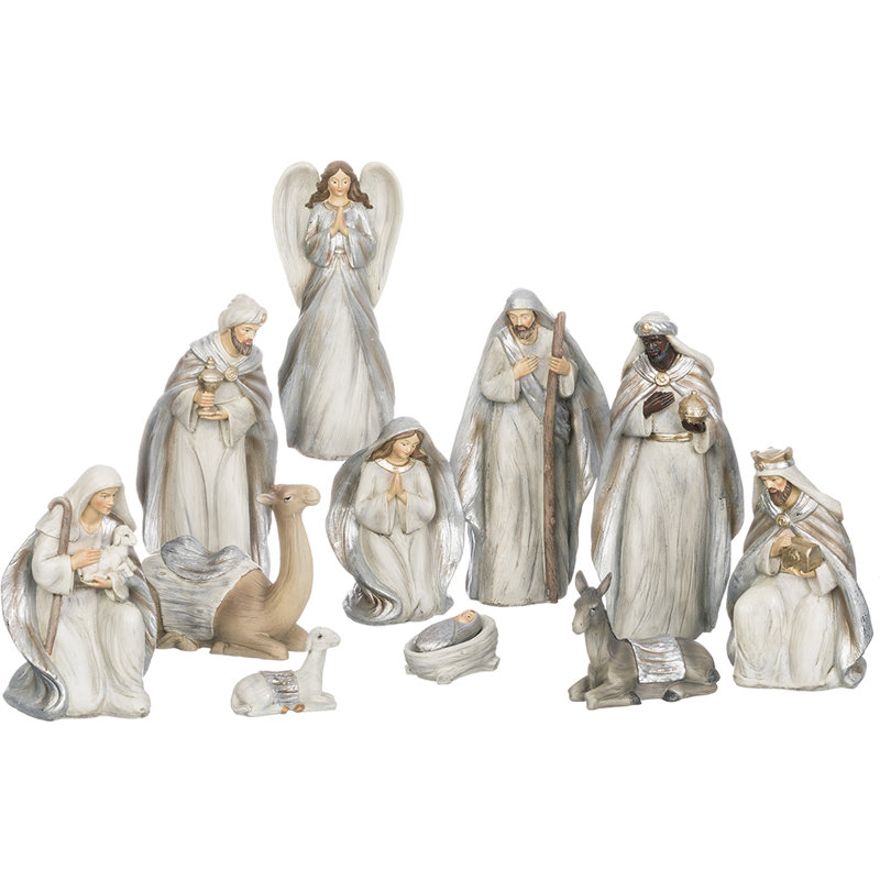 Lark Manor 11 Piece Nativity Set & Reviews Wayfair